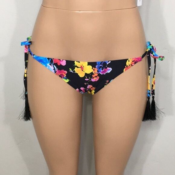 PILYQ tasseled embroidered bikini set. D-cup/M-bottom. NWT - Picture 7 of 14